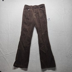 Very Vintage Live Ins Corduroy Dark Brown Pants Button Zip Adult Women’s 30 X 33