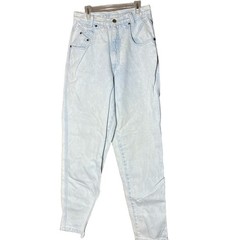 ZENA Jeans Light Blue Acid Wash Vintage High Waisted Tapered Retro Mom size 10
