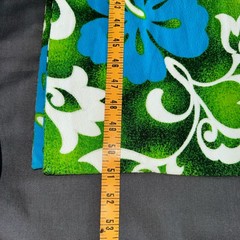 Vogue Paris Original Vintage Hawaiian Handmade One Shoulder Dress Designer