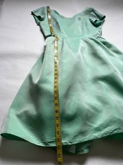 Vintage 50’s Harry Keizer Mint Green Fit Flare Short Sleeve Dress Size 10