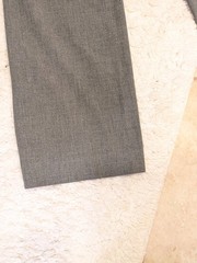 Vintage 2006, low rise gray slacks, Women 8. 32 in Waist. 9 in Rise. 30 inseam.