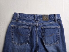 Vtg 90s Rockies Slim Fit Button Fly Western Jeans Raw Hem Women 27(29) Cowgirl