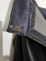 Vintage Burberry 80’s – 90’s gray velveteen Womens pants 24″ waist Modern 0 GUC