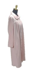 Fundamentals Sears Night Gown Size L Pink Embroidered Long Sleeves NWT