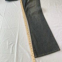 David Meister Womens Vintage Bell Bottom Jeans Size 14 34” Sequined Waist