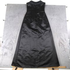 Vintage 80s Gunne Sax Jessica McClintock Black Crystal Prom Party Dress Size 5