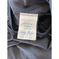 Vintage Dixie Belle Half Slip Black Anti-static Size Medium Lace Trimmed Slits