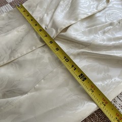 Vintage 1980s Betsy’s Things cream ivory satin blazer single button XS