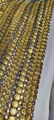 Goddess Bombshell Cosplay Egypt Long Sleeve Mermaid Cleopatra Gown Gold Metals M