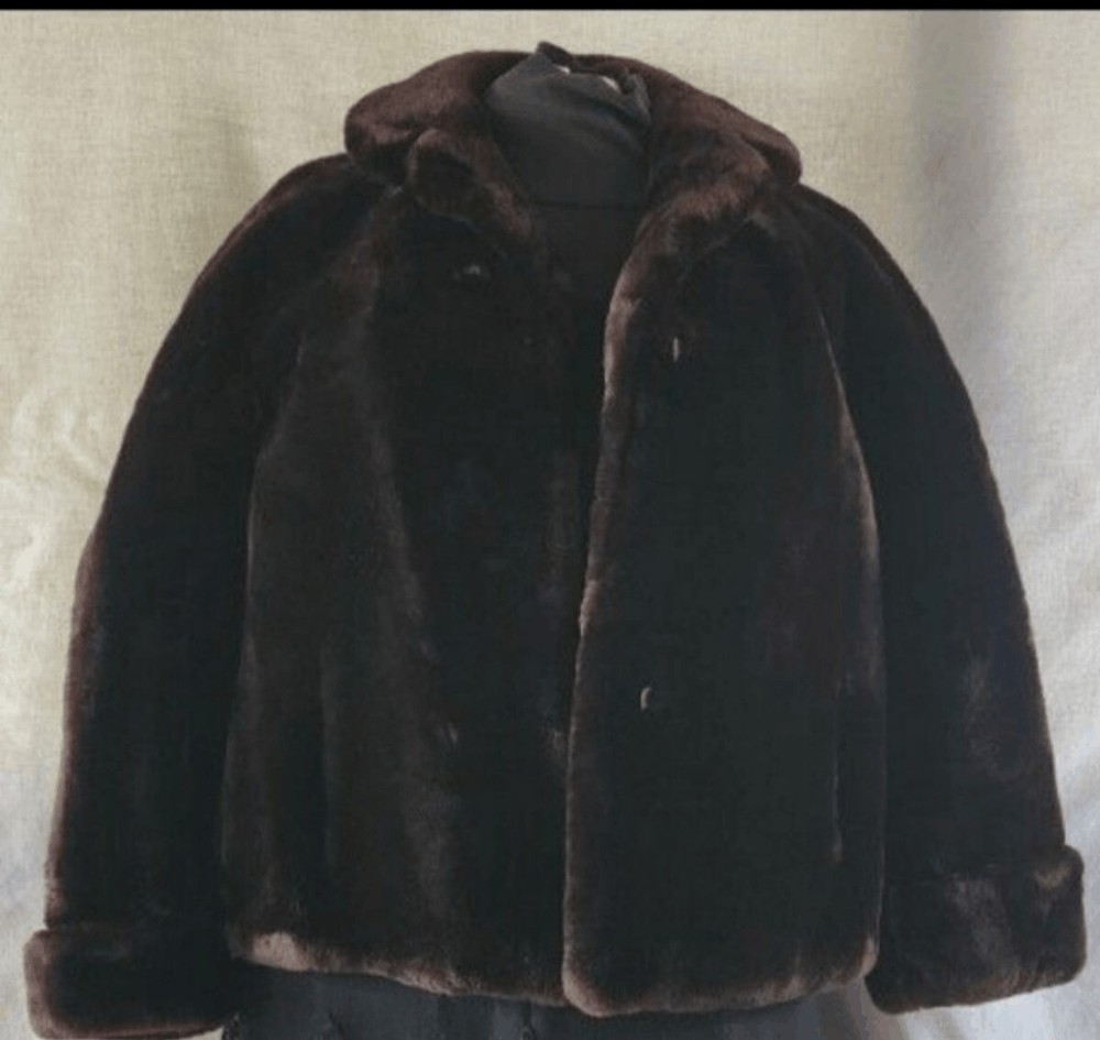 Levy’s Vintage Brown Sheep Fur Jacket