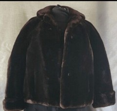 Levy’s Vintage Brown Sheep Fur Jacket