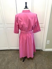 Vintage SIZE 14 LARGE Bubble Gum Pink WILLI OF CALIFORNIA Dress