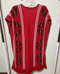 Vintage 1970s Knit Poncho One Size Fits Most.