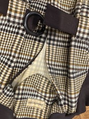 1960s Junior Accents by Frank Adam’s Plaid Dress W/ Zipper Junior Size L Vintage
