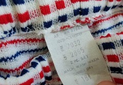 Vintage 1960s RN 37863 – 2 pc Red White & Blue Check Pant Suit & Top Size 18 1/2
