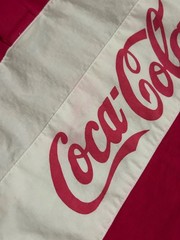 Vintage 1980s Coca Cola Short Sleeve Polo Shirt Set of 2 in Vibrant Colors