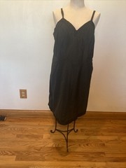 Vintage 50’s Ariel Barbizon full slip black size bust 44″