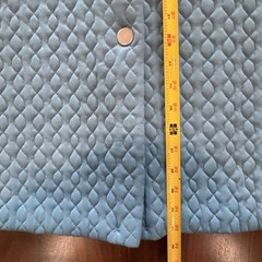 Vintage Beau Sure by Basila Blue Quilted House Coat Robe Medium Original Tag