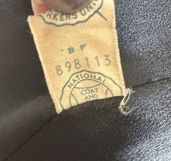 VTG 50s 60s Brynwood The Halle Bros Co Coat Union Made Women’s Med/Large? Black