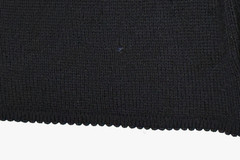 Original Obermeyer Vintage 1950s Navy Blue Sweater Thick Wool Knit Austria