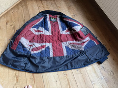 Barbour International Ladies Navy Jacket UK14 EU40 Heritage Utility Jacket