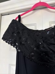 Princess Diana Revenge Dress Black Off Shoulder Corset High Slit Cocktail Dress