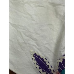 Diseños Delfis Telas Tlaquepaque Jalisco Vintage Mexico Embroidered Top Small