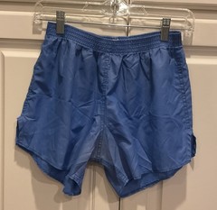 Vintage Soffe Womens Nylon Shorts Small 90s Y2K Blue Cheer Athletic Running