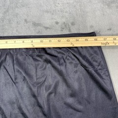 VINTAGE Leggs Half Slip Skirt Medium Black Nylon Antron III Lace Trim