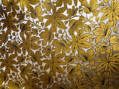 VTG 1960s Gold Brocade Cheongsam Qipao Dress Handmade Silk Jacquard Fully Lined