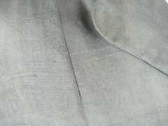 HATTIE CARNEGIE BLUE NOOM Vtg 50s Black Silk Blend Coat & Scarf-Bust 41/M