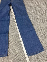 Vintage 80’s Levi’s 716 Saddleman Student Jeans 26×30 Rinsed Denim NOS