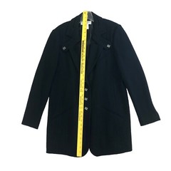 VTG Karl Lagerfeld Wool Boucle Blazer Womens EU 44 US 12 Haute Couture Oversized