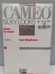 Vintage Pantyhose Cameo Sheer To Waist Color Oyster Size B BWHIS2