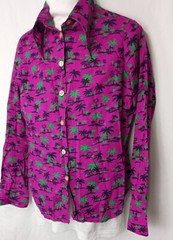 1870’s Boutique MODE Discocore Women’s Shirt blouse Dagger collar