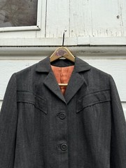 40s/50s Wool Blazer Vintage Women’s Jacket Rockabilly Western Pinup