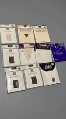 LOT OF Vintage GIVENCHY, Nordstrom, Hanes, Sears PANTYHOSE + SIZE D and CD