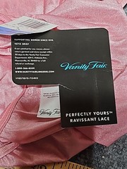 Vanity Fair Sissy Panty LACE Nouveau Slippery Nylon 9/2XL Pretty PINK NWT NOS