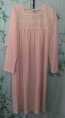 Vintage Heavenly Bodies Miss Elaine Company Nightgown/Robe Peach Size Small