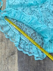 Vintage Victoria’s Secret CROWN Label 80s Lace Lingerie Bodysuit Teddy S-M USA
