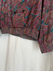 Vintage 1980 Women’s Paisley Blouse Long Sleeve Top Shirt 14 by Alfred Dunner