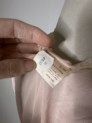 Vintage Romantic Coquette 70s Does 40s Pink Nightgown Dress