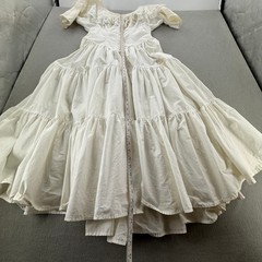 Vintage 80s Karen Alexander Tiered Romantic Western Coquette Prairie Dress 8