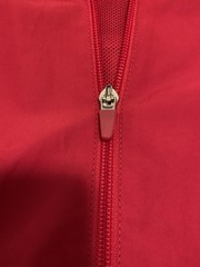 Nike Vintage XL Windbreaker Jacket Dark Pink Full Zip Mesh Lining Pockets HO09