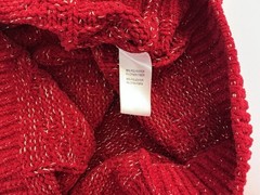 Weatherproof Vintage Red Women’s Sweater M/M Polyester Blend Original
