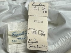 42 B VTG 70s NOS Exquisite Form BRA FUL-LY Seamless Cup P520 For Fully Figured