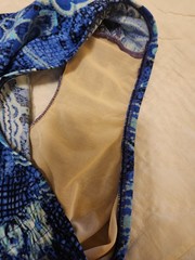 Vintage One Piece Blue Bathing Suit By Rose Marie Reid