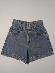 Vtg. 1980s-1990s Women’s Palmetto’s High Waisted Light Wash Denim Shorts Size 9