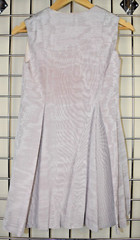 Vintage Dress Size S/M 60s Youth Guild Frosted Lavender Rhinestone Buttons Lined