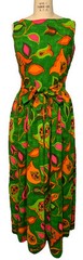 SUN FASHIONS of HAWAII Vintage Women’s Palazzo Pants Sleeveless Jumpsuit – Sz S